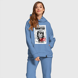 Женский костюм оверсайз Wanted Joker, цвет: мягкое небо — фото 2