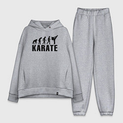 Женский костюм оверсайз Karate Evolution, цвет: меланж