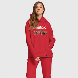 Женский костюм оверсайз ROBLOX, цвет: красный — фото 2