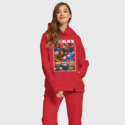 Женский костюм оверсайз ROBLOX, цвет: красный — фото 2