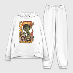 Женский костюм оверсайз Broccozilla, цвет: белый