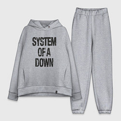 Женский костюм оверсайз System of a down