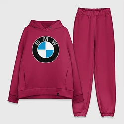 Женский костюм оверсайз BMW, цвет: маджента
