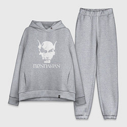 Женский костюм оверсайз TES - Приплыли, цвет: меланж