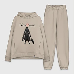 Женский костюм оверсайз Bloodborne, цвет: миндальный