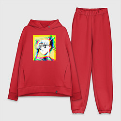 Женский костюм оверсайз Сейлор Мун Усаги Цукино Sailor, цвет: красный