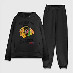 Женский костюм оверсайз CHICAGO BLACKHAWKS NHL