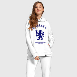 Женский костюм оверсайз Chelsea Est. 1905, цвет: белый — фото 2