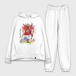 Женский костюм оверсайз Thierry Daniel Henry, цвет: белый