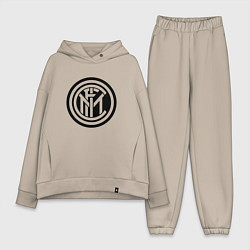 Женский костюм оверсайз INTERNATIONAL INTER MILAN, цвет: миндальный
