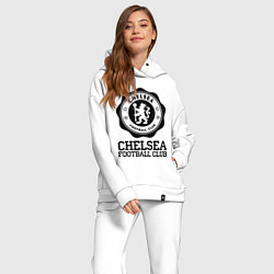 Женский костюм оверсайз Chelsea FC: Emblem, цвет: белый — фото 2