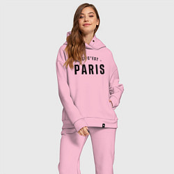 Женский костюм оверсайз ICI CEST PARIS МЕССИ, цвет: светло-розовый — фото 2