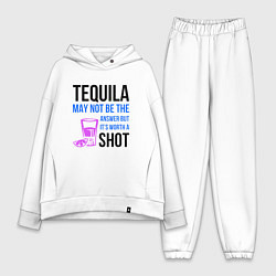 Женский костюм оверсайз Tequila, цвет: белый