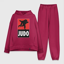 Женский костюм оверсайз Judo, цвет: маджента
