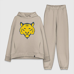 Женский костюм оверсайз Yellow Tiger, цвет: миндальный