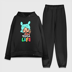 Женский костюм оверсайз Toca Life, цвет: черный