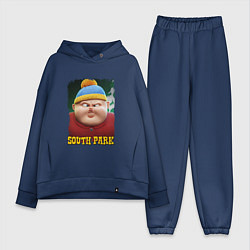 Женский костюм оверсайз Eric Cartman 3D South Park, цвет: тёмно-синий