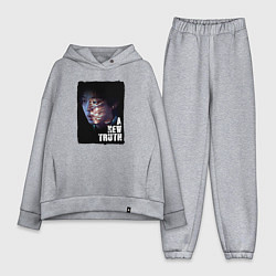 Женский костюм оверсайз Чон Джин Су, цвет: меланж