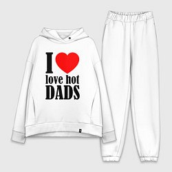 Женский костюм оверсайз I LOVE HOT DADS