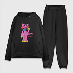 Женский костюм оверсайз Kissy Missy Poppy Playtime, цвет: черный