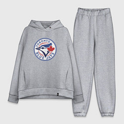 Женский костюм оверсайз Toronto Blue Jays, цвет: меланж