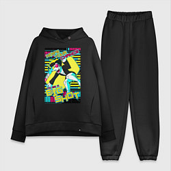 Женский костюм оверсайз Nows Your Chance, цвет: черный