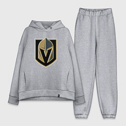 Женский костюм оверсайз Vegas Golden Knights , Вегас Голден Найтс, цвет: меланж