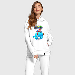 Женский костюм оверсайз Super Mario Galaxy Nintendo, цвет: белый — фото 2