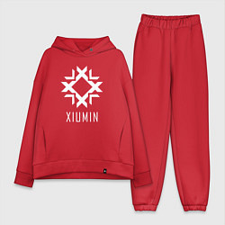 Женский костюм оверсайз Exo XIUMIN, цвет: красный