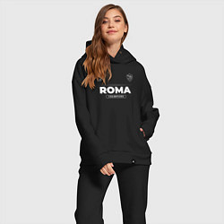 Женский костюм оверсайз Roma Форма Чемпионов, цвет: черный — фото 2