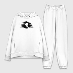 Женский костюм оверсайз Погнали кататься