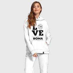Женский костюм оверсайз Roma Love Классика, цвет: белый — фото 2