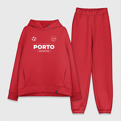 Женский костюм оверсайз Porto Форма Чемпионов, цвет: красный