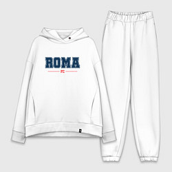 Женский костюм оверсайз Roma FC Classic
