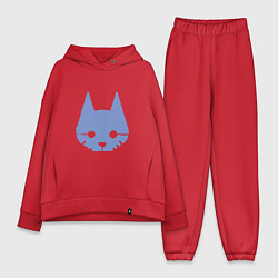 Женский костюм оверсайз Stray Blue, цвет: красный