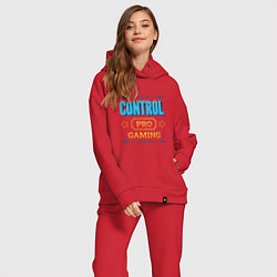 Женский костюм оверсайз Игра Control PRO Gaming, цвет: красный — фото 2