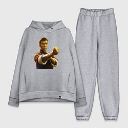 Женский костюм оверсайз Ип Ман, цвет: меланж