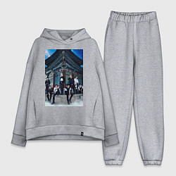 Женский костюм оверсайз Stray Kids Thunderous, цвет: меланж