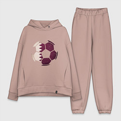 Женский костюм оверсайз Qatar ball