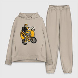 Женский костюм оверсайз BMX rider, цвет: миндальный