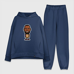 Женский костюм оверсайз Lakers - James, цвет: тёмно-синий