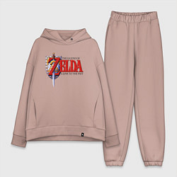 Женский костюм оверсайз The Legend of Zelda game, цвет: пыльно-розовый