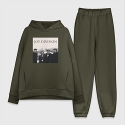 Женский костюм оверсайз Тру фанат Joy Division, цвет: хаки