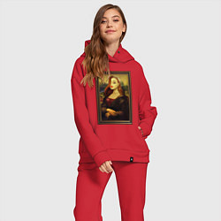 Женский костюм оверсайз Джессика Рэббит, цвет: красный — фото 2