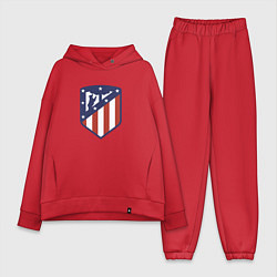 Женский костюм оверсайз Atletico Madrid FC, цвет: красный