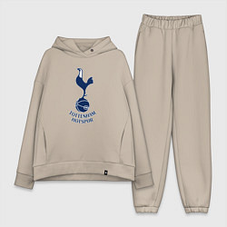 Женский костюм оверсайз Tottenham Hotspur fc sport, цвет: миндальный