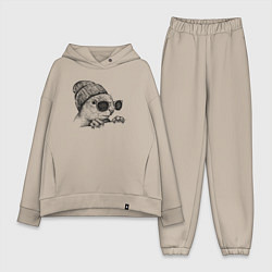 Женский костюм оверсайз Белка на стиле