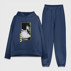 Женский костюм оверсайз Depeche Mode a question of lust, цвет: тёмно-синий