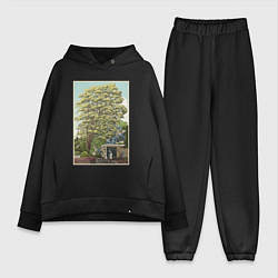 Женский костюм оверсайз Хаяо Миядзаки - studio ghibli, цвет: черный