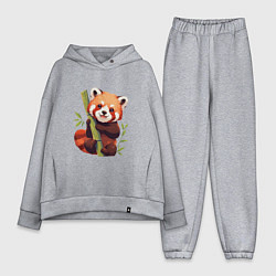 Женский костюм оверсайз The Red Panda